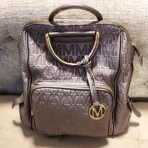 Michael Kors Metallic Backpack